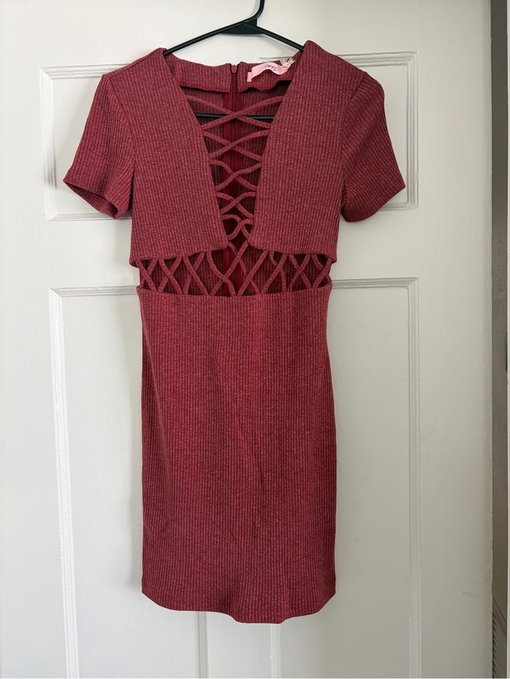 NWT Red Cut Out Dress